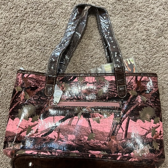 Montana West Western Buckle Collection pink camo/woodland (flawed) see pic - Picture 7 of 11